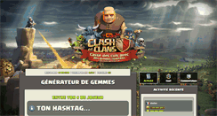 Desktop Screenshot of clashofclans-astuce.com